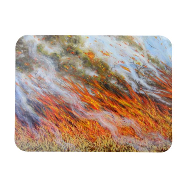 Bushfire Inferno 2014 Magnet (Horizontal)