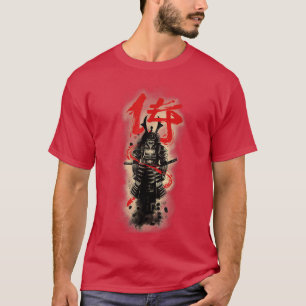 Bushido Code Samurai Japan T - Shirt Kopierkopie 