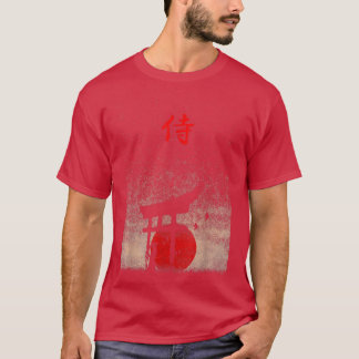 Bushido Code Samurai Japanese Warrior Kanji T-Shirt