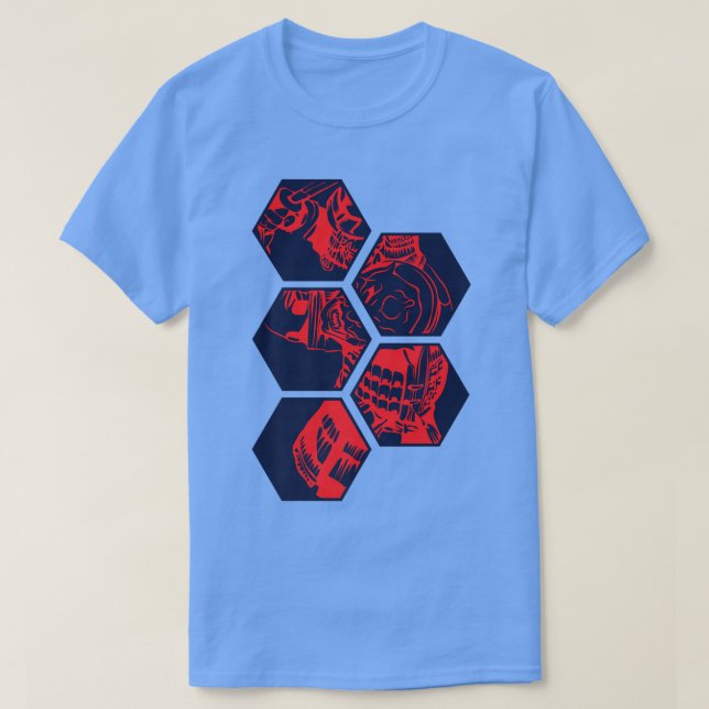 Bushido Code Samurai Japanisches Krieger-Kanji  T-Shirt (Design vorne)
