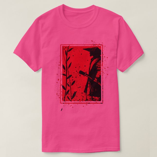 Bushido Code Samurai Katana  T-Shirt (Design vorne)