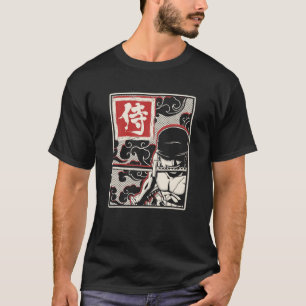 Bushido Code Samurai Pirates Anime Japanisch Warri T-Shirt