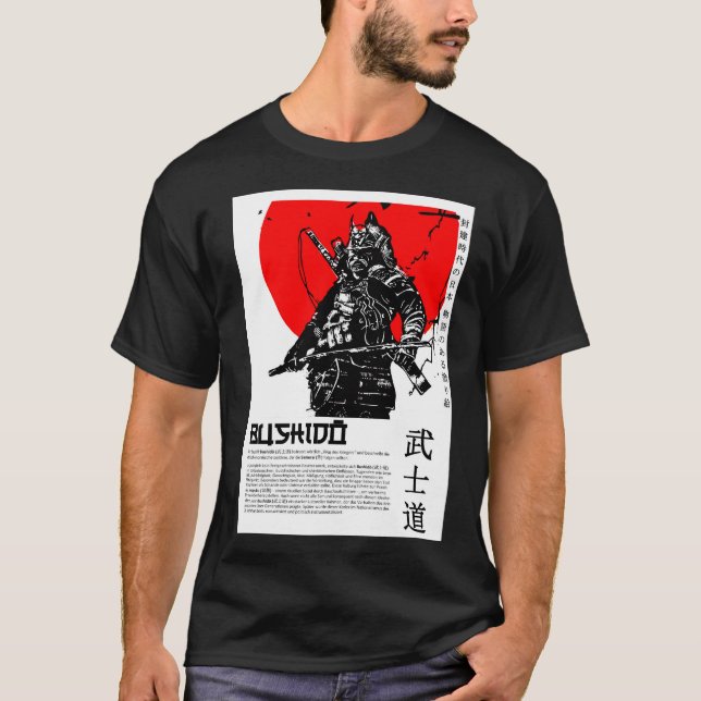 Bushido – "Die Ehre eines Samurai" - by DANYE T-Shirt (Vorderseite)
