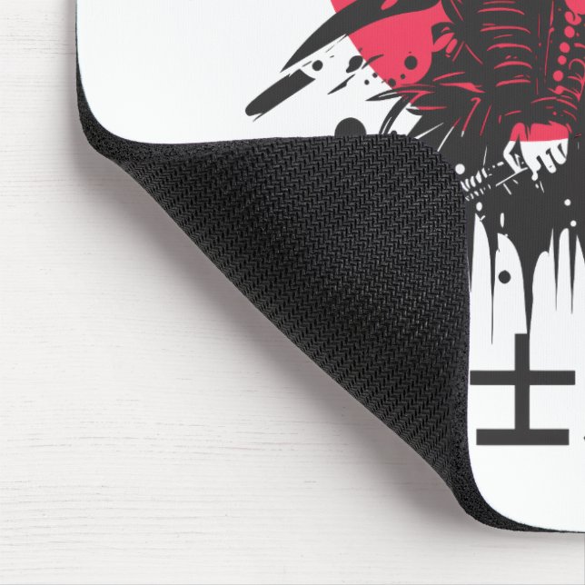 Bushido-Geist: Samurai-Krieger-Ästhetik  Mousepad (Ecke)