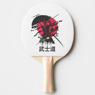 Bushido-Geist: Samurai-Krieger-Ästhetik  Tischtennis Schläger