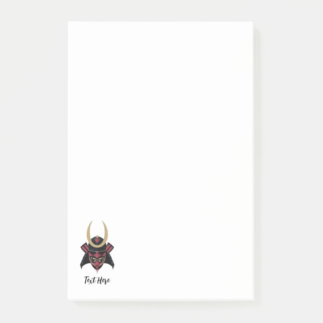 BUSHIDO-KRIEGER POST-IT KLEBEZETTEL (Vorderseite)