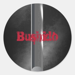 Bushido Runder Aufkleber