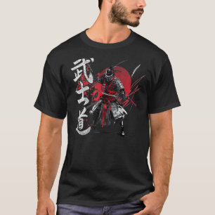 Bushido Samurai Kanji Vintag Japan Kunst T-Shirt