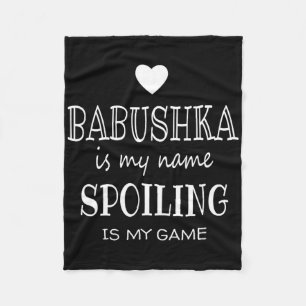 Bushka ist mein Name Funny Graphic für Bushka Oma Fleecedecke