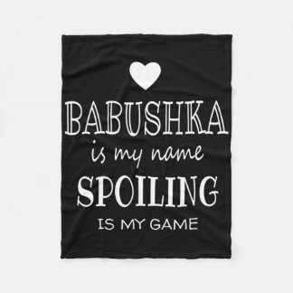 Bushka ist mein Name Funny Graphic für Bushka Oma Fleecedecke