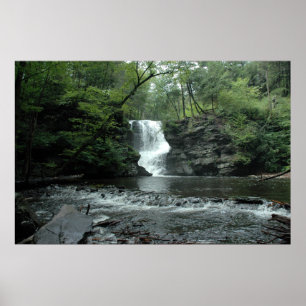 Bushkill Falls in the Poconos. drucken Sie 008 Poster