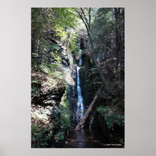 Bushkill Falls in the Poconos. drucken Sie 0206 Poster