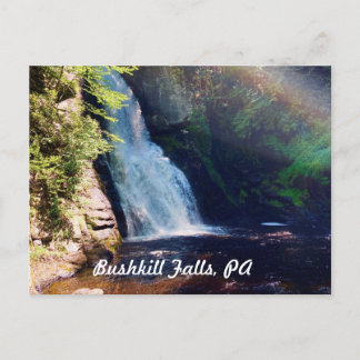 Bushkill Falls, PA Postcard Postkarte