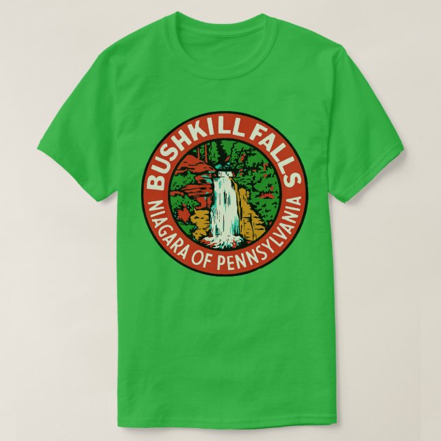 Bushkill Falls T-Shirt (Design vorne)