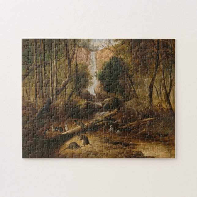 Bushland Landscape von John Skinner Prout Puzzle (Horizontal)