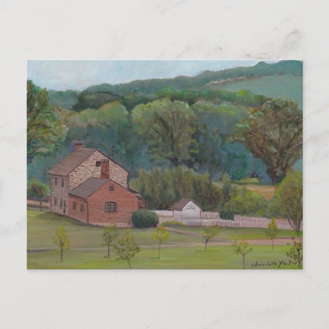 Bushman Farm Gettysburg Originale Postkarte (Vorderseite)