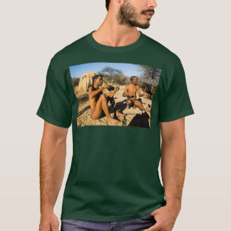 Bushman Kalahari Wüste Namibia T-Shirt