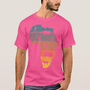 Bushman Khoi San Jagd Afrikanische Kunst Djembe Tr T-Shirt
