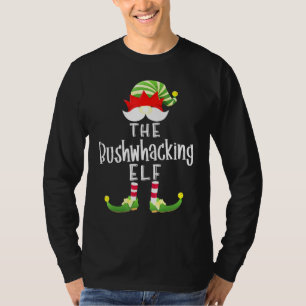 Bushwhacking Elf Group Christmas Pajama Party T-Shirt