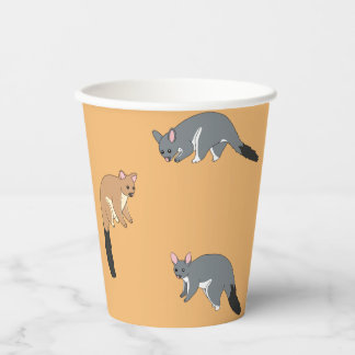 Bushy Tail Possums Paper cup Pappbecher