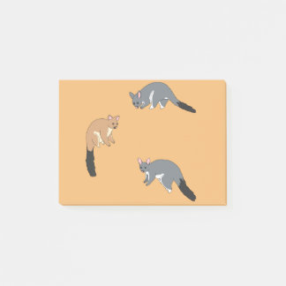 Bushy Tail Possums Post-it Klebezettel