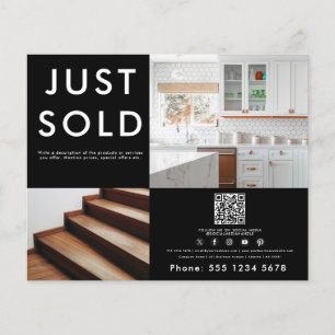 Business 2 Werbemittel Foto QR Code Social Media Flyer