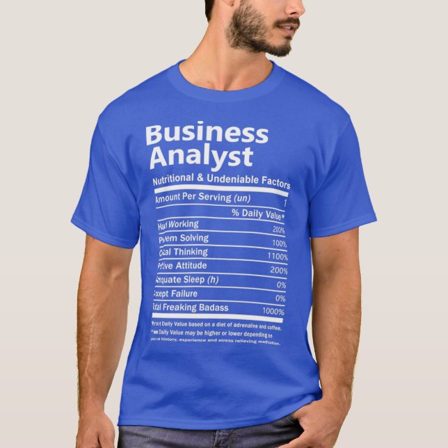 Business Analyst Business Analyst    Tand Geschenk T-Shirt (Vorderseite)