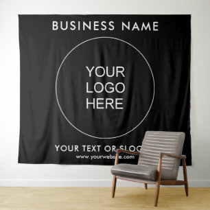 Business Background Seminar Event Party Company Lo Wandteppich