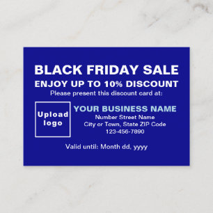 Business Black Friday Sale auf Blue Discount Card Rabattkarte