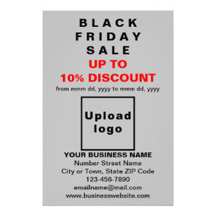 Business Black Friday Sale auf grauem Foto