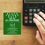Business Black Friday Sale auf grünem Flyer<br><div class="desc">Anpassbarer Flyer mit Black Friday Sale, Ihr Firmenname und andere Informationen über Ihr Unternehmen, ein Marketing-Material, das Sie verwenden können, um mehr Kunden anzuziehen. Passen Sie es an und vertreiben Sie es, um mehr Kunden zu gewinnen, Ihre Produkte oder Kunden zu kaufen, um Ihre Dienste zu mögen. Designfarben sind hellgrüne...</div>