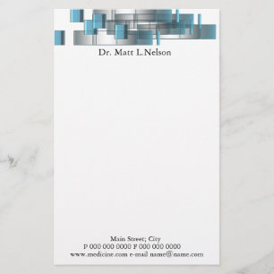 business_blue_doctor briefpapier