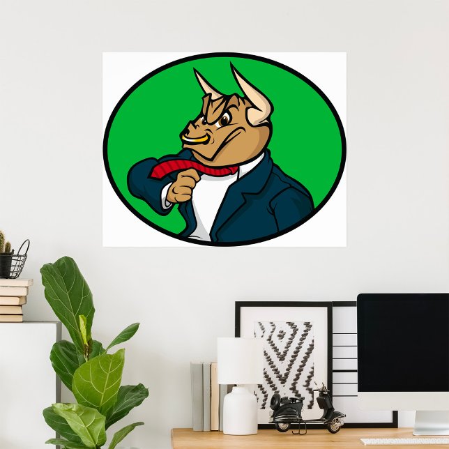 Business Bull Poster (Von Creator hochgeladen)