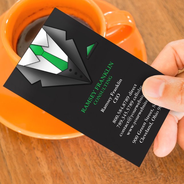 Business Card Anzug Visitenkarte (Von Creator hochgeladen)
