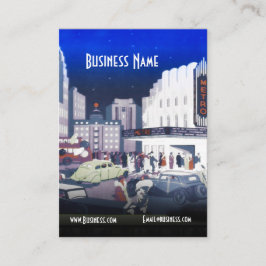 Business Card Art Deco Visitenkarte