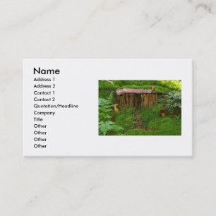 Business Card aus Holz Visitenkarte