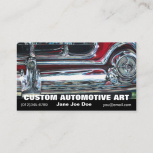 Business Card Automotive Art Visitenkarte