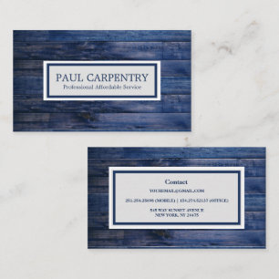 Business Card beruflichen Holzschnitzel Visitenkarte
