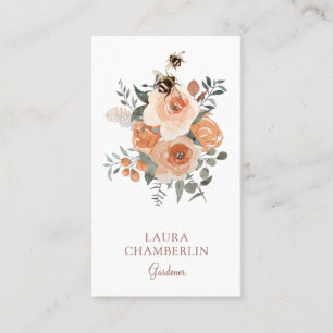 Business Card "Blumen und Bienen" Visitenkarte
