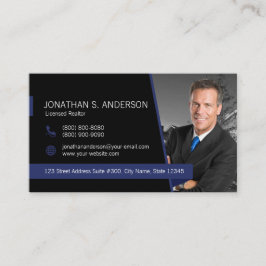 Business Card Coldwell Banker Black-Blue Visitenkarte