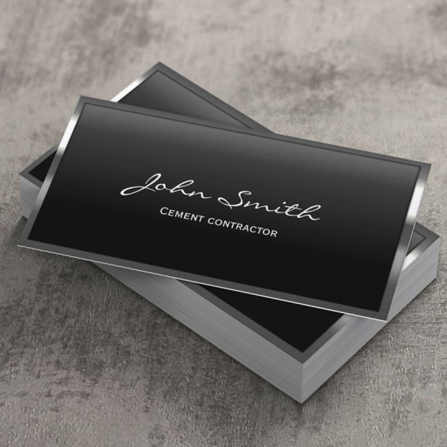 Business Card des Auftragnehmers für die Metallver Visitenkarte (Von Creator hochgeladen)