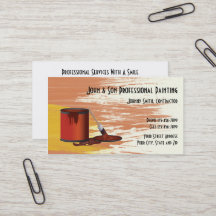 Business Card des beruflichen Malers AN