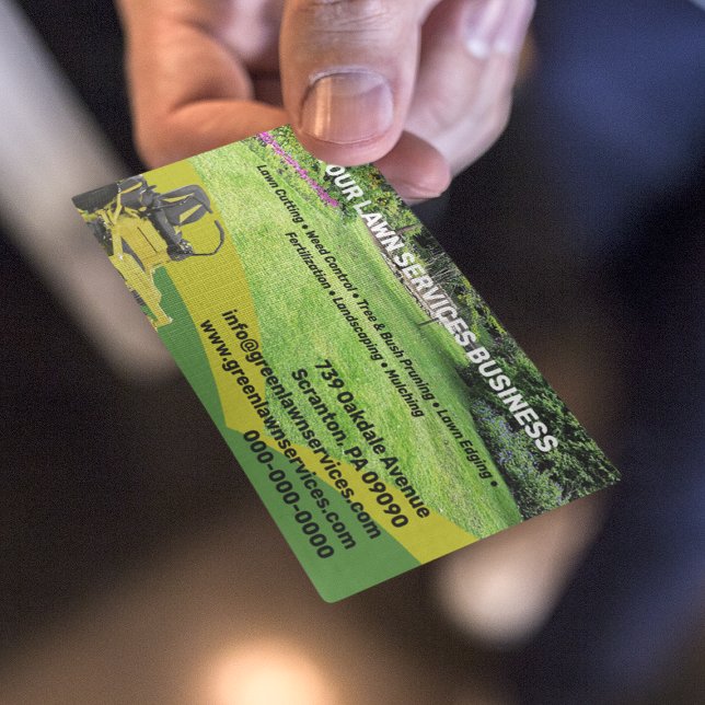 Business Card des Lawn Service Company Visitenkarte (Von Creator hochgeladen)