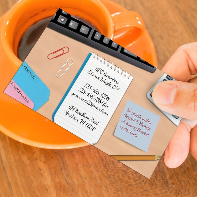 Business Card des Rechnungsbüros Visitenkarte (Von Creator hochgeladen)