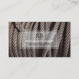 Business Card des Seilherstellers Visitenkarte
