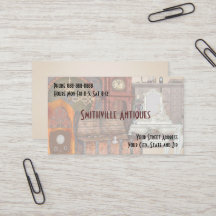 Business Card für antike Möbel Store
