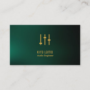 Business Card für Audio Engineer Visitenkarte