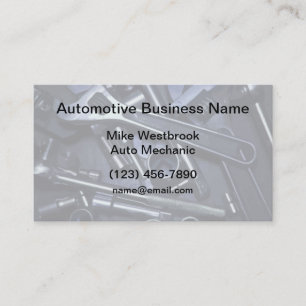 Business Card für Automotive-Mechanik - Neues Des Visitenkarte