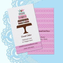 Business Card für Backen und Catering