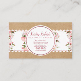 Business Card für Bäckereien und Floral Craft Papi Visitenkarte